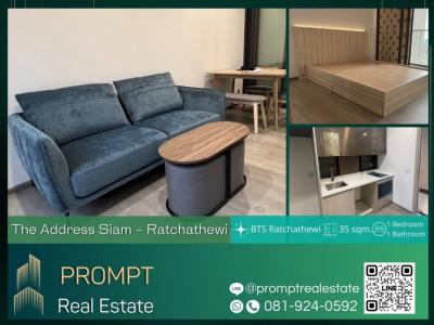 For RentCondoRatchathewi,Phayathai : ST12421 - The Address Siam - Ratchathewi - 35 sqm - BTS Ratchathewi/ BTS Phayathai/ AirportLink Phayathai