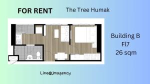 For RentCondoRamkhamhaeng, Hua Mak : For rent  The Tree Huamak   Line id : @jmagency