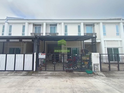 For SaleTownhouseSamut Prakan,Samrong : The Connect Village, Bangna-Suvarnabhumi, Bang Phli, Samut Prakan, urgent sale, 2-storey townhouse, area 18.20 sq m, good location, convenient transportation