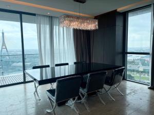 For RentCondoRama3 (Riverside),Satupadit : Condo for rent, Chao Phraya River view, beautiful 180 degree panoramic view