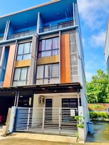 For RentTownhouseChaengwatana, Muangthong : ChaengWatthana 31-37 on corner 3.5-storey townhouse as office MuangThongThani 220 sqm 26sqwa