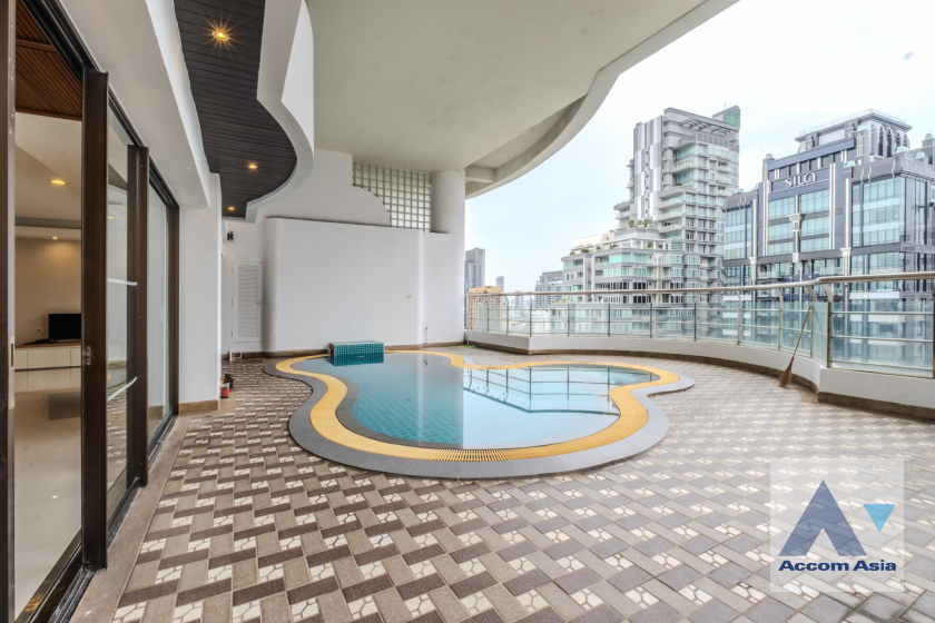 ให้เช่าคอนโดสุขุมวิท อโศก ทองหล่อ : Huge Terrace, Private Swimming Pool, Duplex Condo | 3 Bedrooms Condominium for Rent in Sukhumvit, Bangkok near BTS Phrom Phong at Le Raffine Sukhumvit 24 (24299)