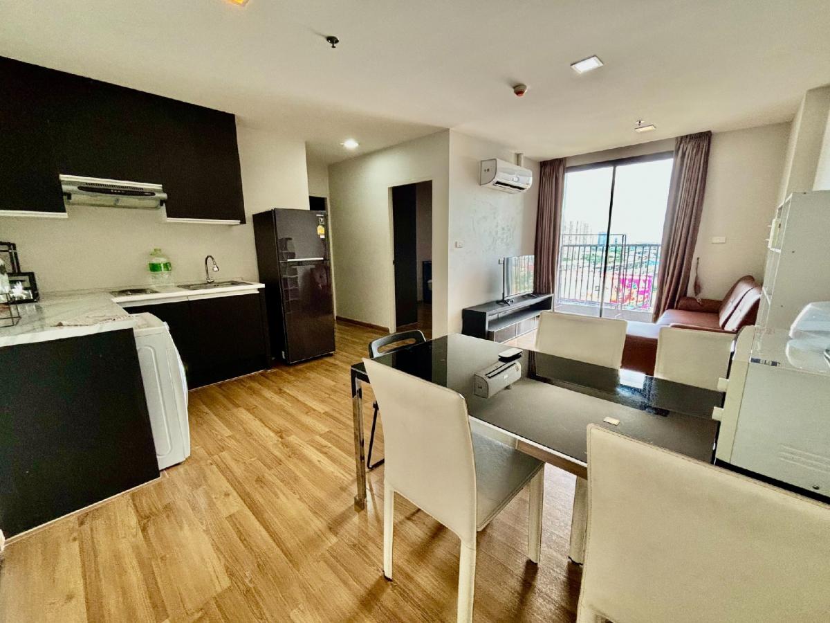 For RentCondoThaphra, Talat Phlu, Wutthakat : 🔥🔥For rent, Condo Pela Wutthakad (Pela Wutthakad) 2 bedrooms, 2 bathrooms, near BTS Wutthakat, only 100 meters, near Talat Phlu and The Mall Tha Phra ⛳️Available August 8, 2024, area 60 sq m., 14th floor, size 2 bedrooms, 2 bathrooms, 6-foot bed and 3.5-f