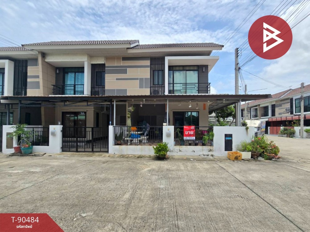 For SaleTownhouseMahachai Samut Sakhon : Townhouse for sale, Dee Ekkachai Plus Village, Khok Kham, Samut Sakhon