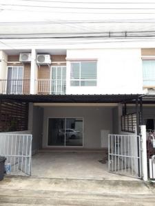 For SaleTownhousePattanakan, Srinakarin : For sale with tenant, 2-storey townhouse, Villette Light Village, Phatthanakan 38, with furniture