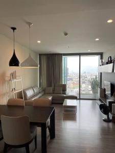 For SaleCondoWongwianyai, Charoennakor : Property code Bh0383 The Room BTS Wongwianyai, room size 88.92 sq m., 2 bedrooms, 2 bathrooms, 21st floor