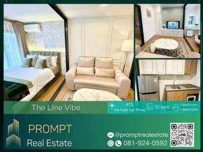 For RentCondoLadprao, Central Ladprao : ST12432 - The Line Vibe - 32 sqm - BTS Ha Yaek Lat Phrao / BTS Phaholyothin 24 / Central Ladprao