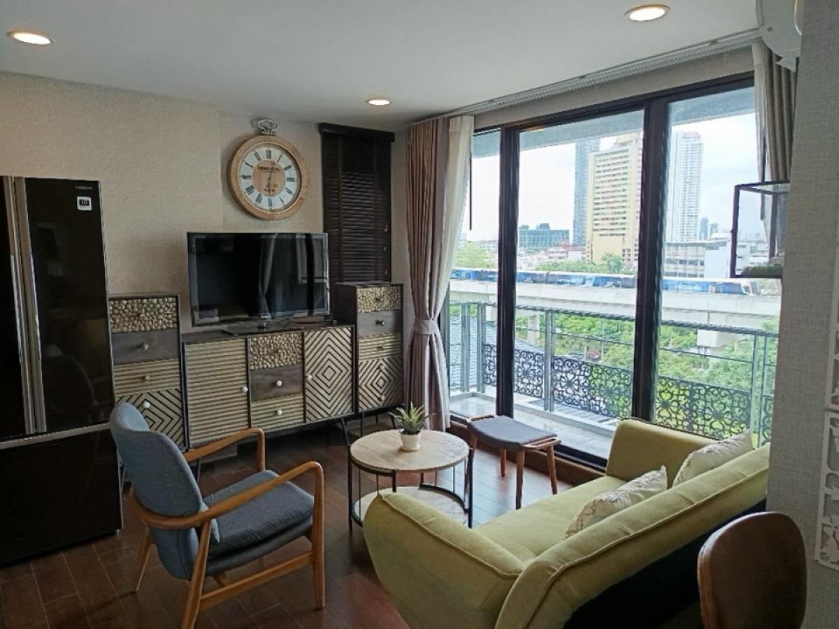 For SaleCondoWongwianyai, Charoennakor : Condo for sale Bangkok Feliz Sathon-Taksin 2 bedrooms, beautiful room, good location, cheap price, 2 minutes walk to BTS