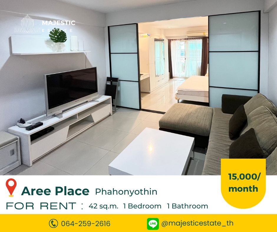 For RentCondoAri,Anusaowaree : For Rent: Aree Place Phahonyothin near BTS Ari, convenient access to Rama VI Expressway