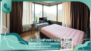 ให้เช่าคอนโดสีลม ศาลาแดง บางรัก : For rent M Silom ห้องสวย พร้อมอยู่ Pet-friendly LH-RW004894