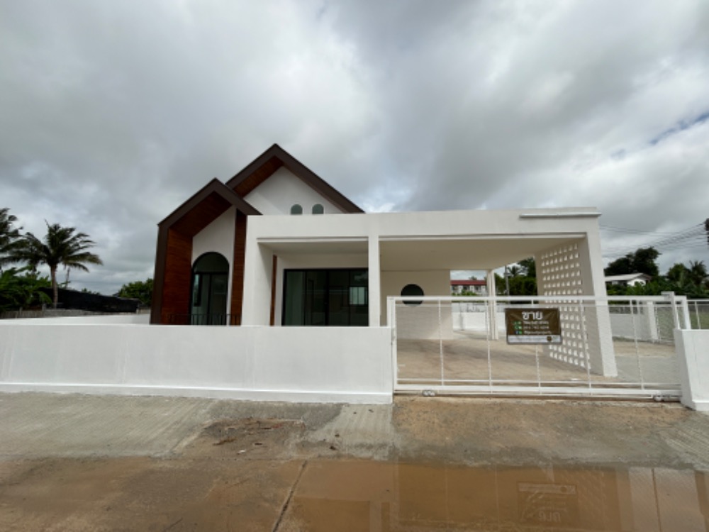 For SaleHousePhitsanulok : Single-storey house for sale, Nordic style