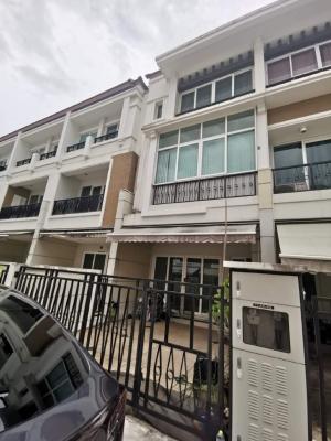 For RentTownhouseRama3 (Riverside),Satupadit : Townhouse for rent, Baan Klang Krung Rama 3, good location, pets allowed 🐕‍🦺💸🎊