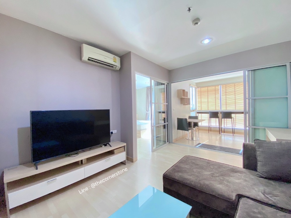 For RentCondoRatchadapisek, Huaikwang, Suttisan : 🔥Vacant room, ready to move in🔥✨Rhythm Ratchada✨ 🛏️🛁1 bedroom, 1 bathroom, size: 46 sq m., good location, near📍🚇MRT Ratchadaphisek