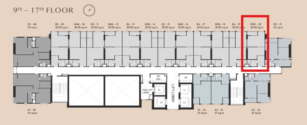 ขายดาวน์คอนโดอ่อนนุช อุดมสุข : 🏢 (เจ้าของโพส) ขายดาวน์ >ขาดทุน< 1 Bed  30.50 ตรม. ชั้น 14 ห้องริมสุด ( ติดห้องโหนก)