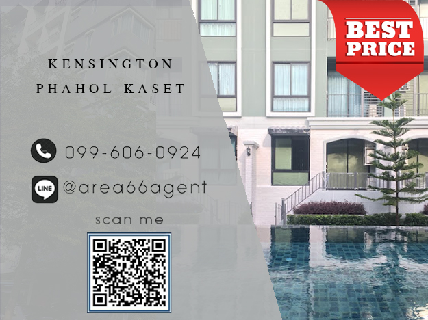 For SaleCondoKasetsart, Ratchayothin : 🔥 For sale!! Condo Kensington Phahol- kaset