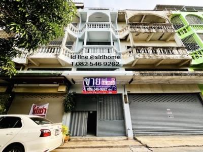 For SaleShophouseRatchaburi : Commercial building for sale, 4 floors, Na Muang, Ratchaburi, Ratchadaphisek Road, size 1 unit, 16 sq m, newly renovated