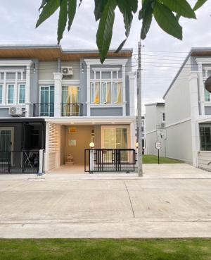 For RentTownhouseBangna, Bearing, Lasalle : New townhouse for rent❣️Corner house🌳 Sukhumvit 113