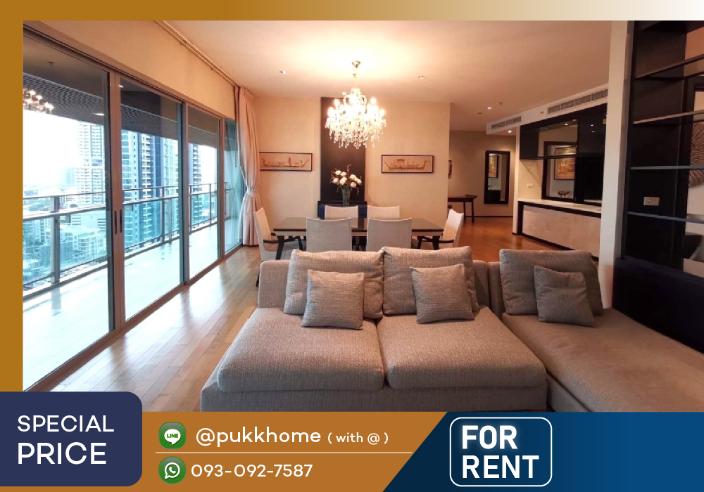 ให้เช่าคอนโดสุขุมวิท อโศก ทองหล่อ : The Madison Sukhumvit 41 🚄 BTS Phrom Phong . 3 BEDROOM High Floor  📞 Line : @pukkhome (with @)