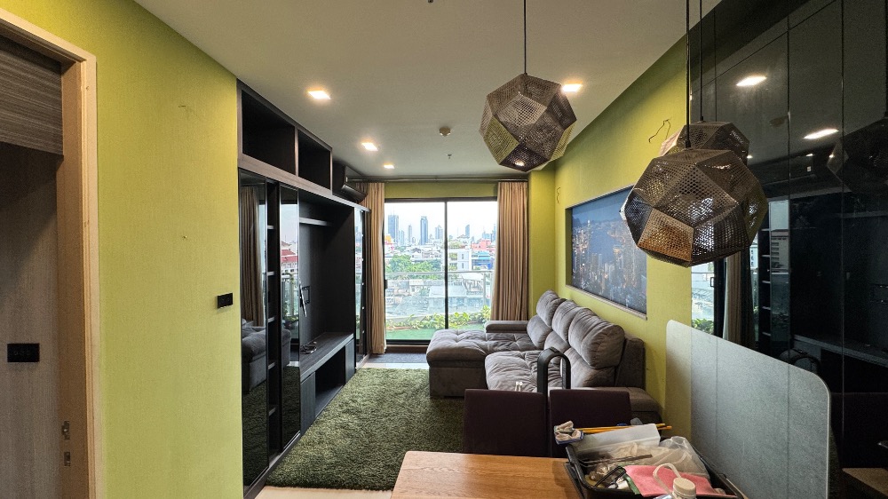 For SaleCondoRatchathewi,Phayathai : 1 bedroom condo, Supalai Premier Ratchawithi, built-in in modern style, simple and luxurious, complete with functions