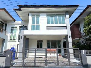 For SaleHouseSamut Prakan,Samrong : For sale: renovated semi-detached house, Kittinakorn Village, Green Ville, Thanaset Alley (Bang Pla 2)