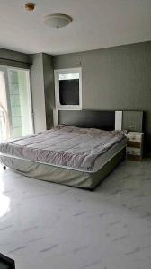 For RentCondoBangna, Bearing, Lasalle : R1952 Condo for rent, Baan Ruean Rom Bangna (vacant), on Srinakarin Road, near Wat Sri Eiam BTS