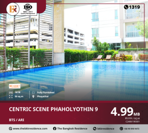 For SaleCondoAri,Anusaowaree : Centric Scene Phaholyothin 9, luxury condo, convenient transportation, near  BTS ARI