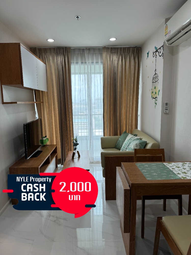 For RentCondoThaphra, Talat Phlu, Wutthakat : Urgent: Condo for rent, Ideo Sathorn-Tha Phra, 31 sq m, 14th floor, Cashback promotion 12,000 baht, LINE @NYLE