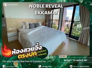 For RentCondoSukhumvit, Asoke, Thonglor : 🐲🎇Nice room for rent 🐲🎇NOBLE REVEAL EKKAMAI