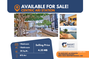 For SaleCondoAri,Anusaowaree : Code C20230900055.......Centric Ari Station for sale, 1 bedroom, 1 bathroom, furnished, Special Deal!!