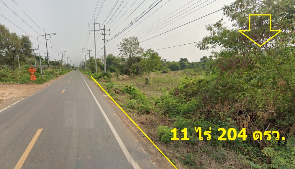 For SaleLandSa Kaeo : Land for sale, 11 rai, near Toyota Sa Kaeo, Aranyaprathet branch, Suwannason Road