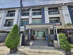 For RentTownhousePattanakan, Srinakarin : Baan Klang Muang S-Sense Srinakarin 46/1, newly renovated, fully furnished, near BTS Yellow Line