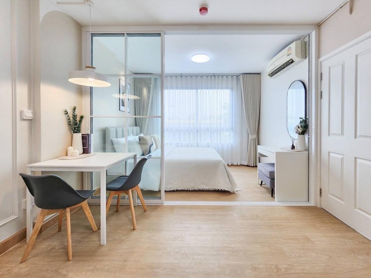 For SaleCondoNawamin, Ramindra : 🎉🥳Newly decorated condo, decorated in a minimalist style, modern, complete with all functions • ⟨⟨🏡 Plum Condo Nawamin 86⟩⟩ (Free!! Complete set of furniture + electrical appliances) Separate kitchen area, hurry up💥💥💥