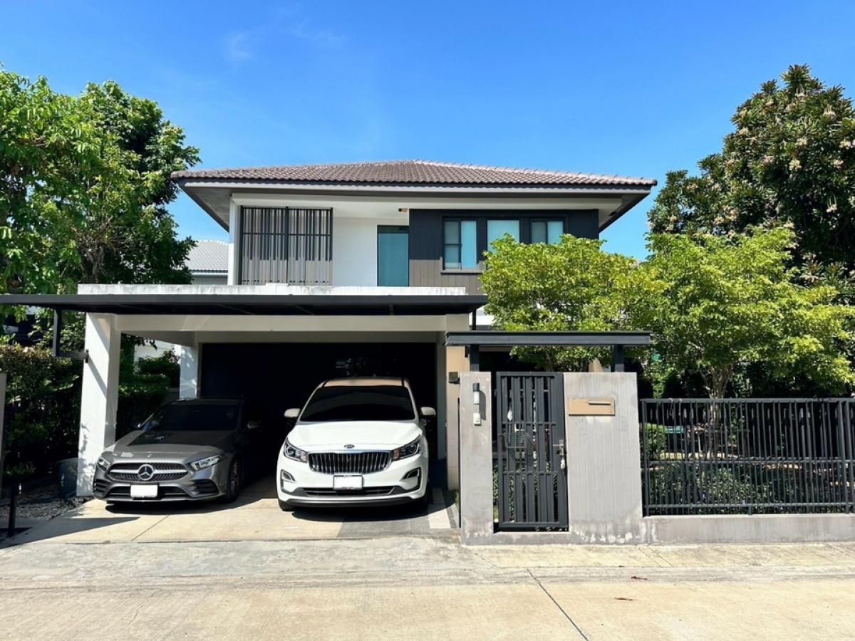 For RentHouseBangna, Bearing, Lasalle : WW24337 for rent #single house, Manthana Village, Bangna, km.7, Soi Mueang Kaew #near Mega Bangna #Bang Phli area