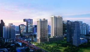 Sale DownCondoRama9, Petchburi, RCA : Down payment for sale: Nue District R9, near MRT Rama 9 and Central Rama 9