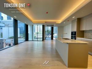 For RentCondoWitthayu, Chidlom, Langsuan, Ploenchit : Unfurnished 2 beds at Tonson One Residence 📍