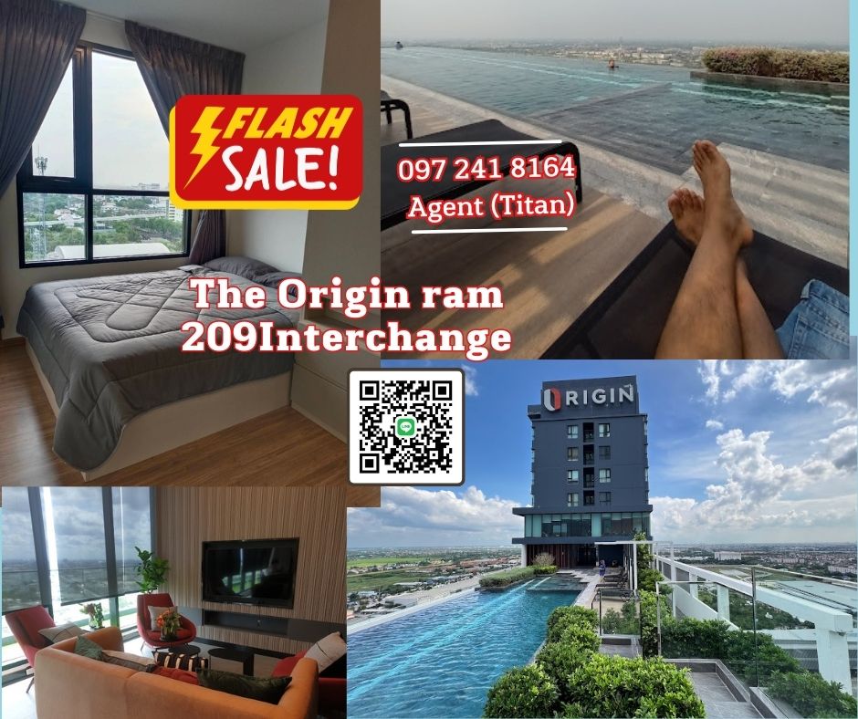 For RentCondoMin Buri, Romklao : The Origin Ram 209 Interchange, fully furnished, ready to move in, One bed plus, fully furnished, if interested, come and discuss at the event.