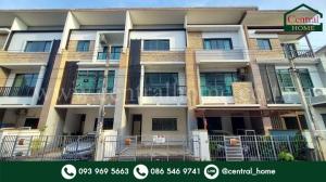 For SaleTownhousePathum Thani,Rangsit, Thammasat : 3-story townhome, Living Residence Rangsit - Ratchaphruek, cheapest in the project.