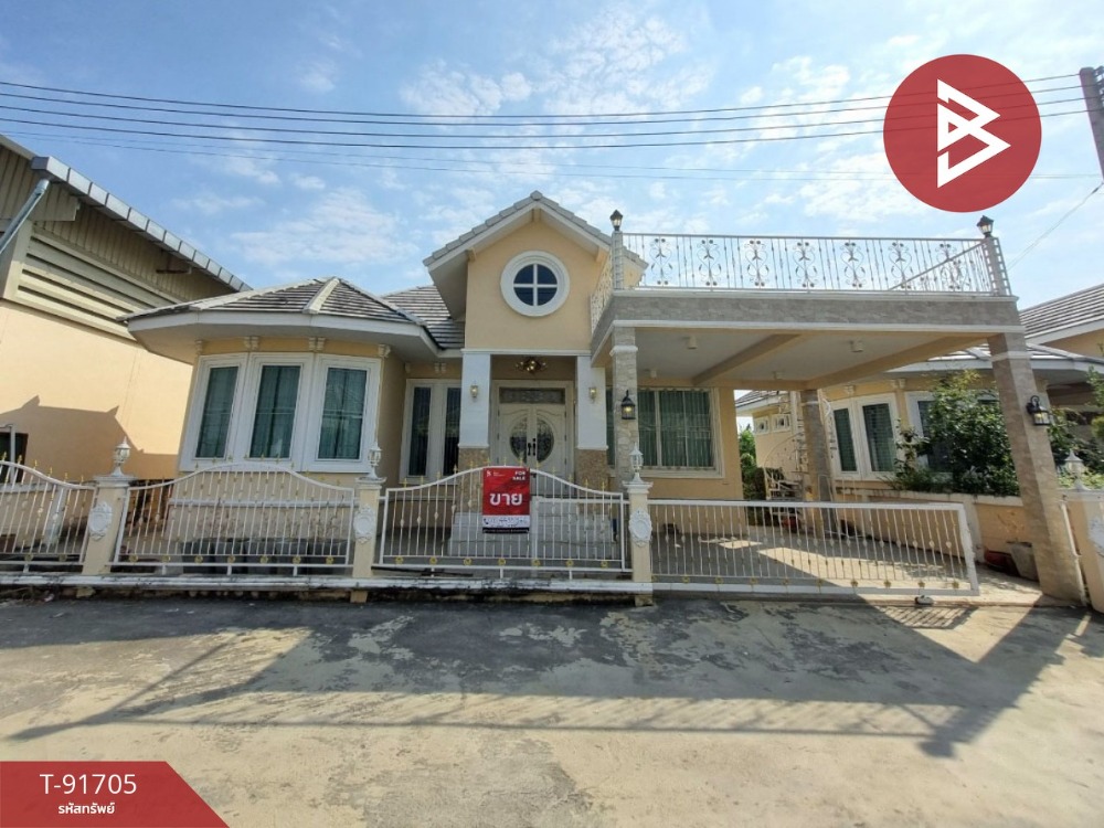 For SaleHouseRatchaburi : Single house for sale, area 78.4 square wah, Chedi Hak, Ratchaburi