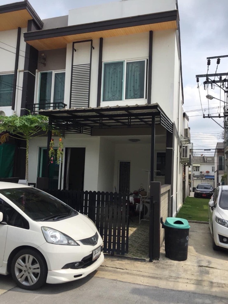 For SaleTownhouseRama5, Ratchapruek, Bangkruai : Gusto Tha Nam Non-Rama 5, corner house, 18.4 sq.w.