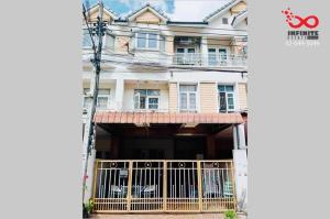 For SaleTownhouseRattanathibet, Sanambinna : Townhouse for sale, 3 floors, 25 square wah, Visionville 5, Soi Samakkhi 34, Tiwanon Road