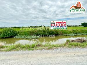 For SaleLandNakhon Pathom : Land near Thung Bua Daeng Floating Market, Bang Len District, Nakhon Pathom, area 4 rai 2 ngan 21 square wa.