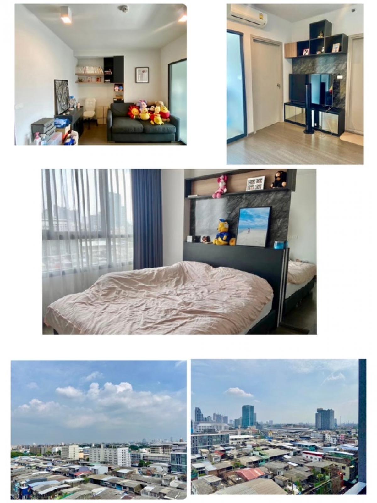 For RentCondoOnnut, Udomsuk : 🟡Ready to move in immediately🟡Ideo 93🍀1-bedroom partition 33 sq.m.🍀🍀with closed kitchen🍀11th floor 🍀Bangna view, unblock & Quiet zone