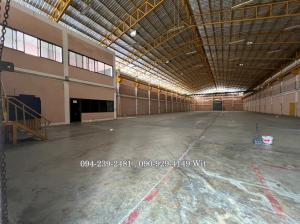 For RentWarehouseNakhon Pathom : #Warehouse for rent next to Phutthamonthon Sai 4 Road, size 2000 sq m, 20 foot container can enter.