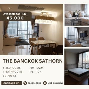 For RentCondoSathorn, Narathiwat : The Bangkok Sathorn private lift access 1 bed 45k per month