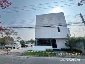 For RentOfficePathum Thani,Rangsit, Thammasat : For rent, 3-storey office building, 13 rooms ready to use, with parking for 10 cars, with roof terrace, house number 99, Soi Rangsit Nakhon Nayok 40, Khlong 2, rental price 70,000 baht/month #Can register a company #Near Future Park Rangsit