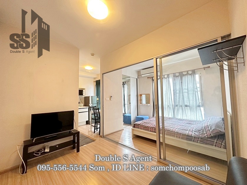 For RentCondoNonthaburi, Bang Yai, Bangbuathong : SS 085 #For rent Plum Condo BangYai Station, size 23 sq m, Building G, 6th floor #Beautiful condo for rent #Not exposed to afternoon sun #Condo for rent near Bang Yai #Condo for rent near the BTS #Cheap condo for rent #Condo for rent near