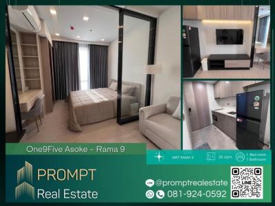 ให้เช่าคอนโดพระราม 9 เพชรบุรีตัดใหม่ RCA : OP01560 - One9Five Asoke - Rama 9 - 26 sqm  - MRT RAMA 9- Central Rama 9 - Fourtune