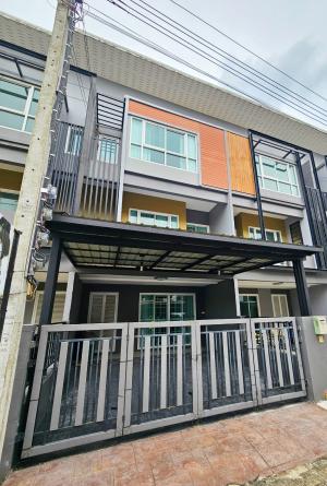 For RentHouseRama5, Ratchapruek, Bangkruai : For rent!!! 3-storey townhouse, newly decorated, Ratchaphruek Road