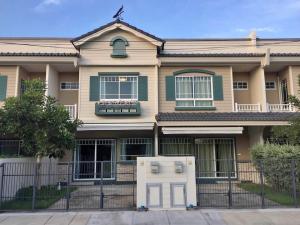 For RentTownhouseSamut Prakan,Samrong : Townhouse for rent, 2 floors, decorated, ready to move in, Indy 1 Bangna, Km. 7, next to Mega Bangna, land area 18 sq m, usable area 89 sq m.