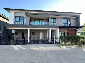 For RentHouseBangna, Bearing, Lasalle : For rent The City Bangna (corner plot)*Ready to move in, decorated as shown in the picture